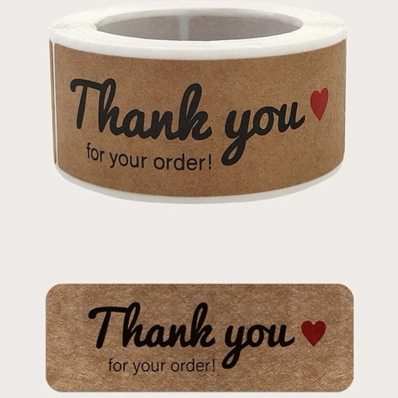Accessories - 150  thank you stickers
